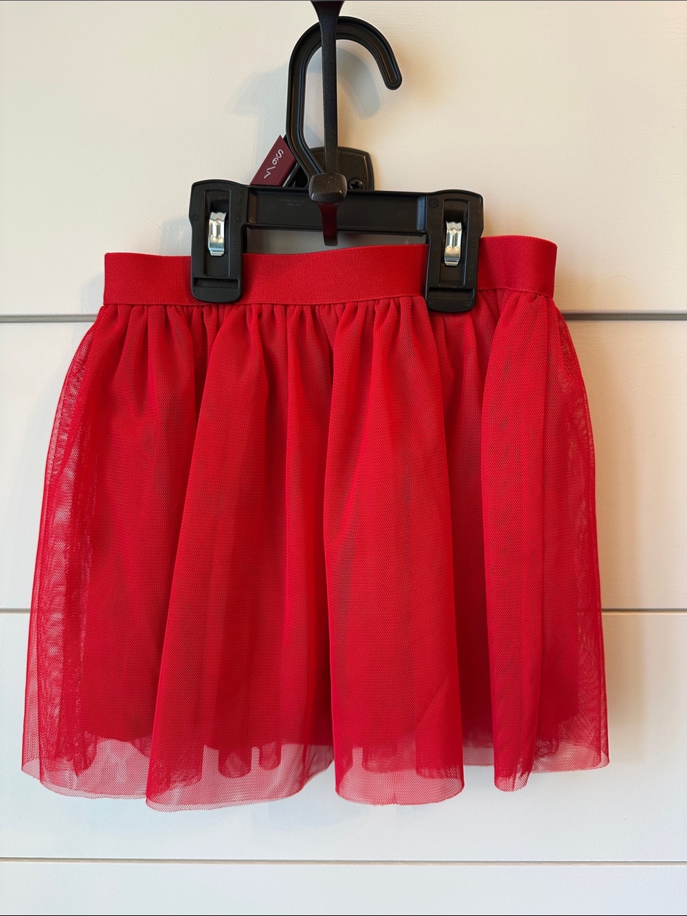 Little girl red tulle carters skirt size 5